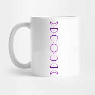 Copy of Moon Phase in purple vertical Mug